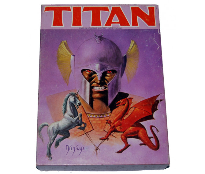 Vintage 1982 Titan online Fantasy Wargame by Avalon Hill